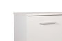 Hanah Home Zapatero Blanco con Dos Cajones